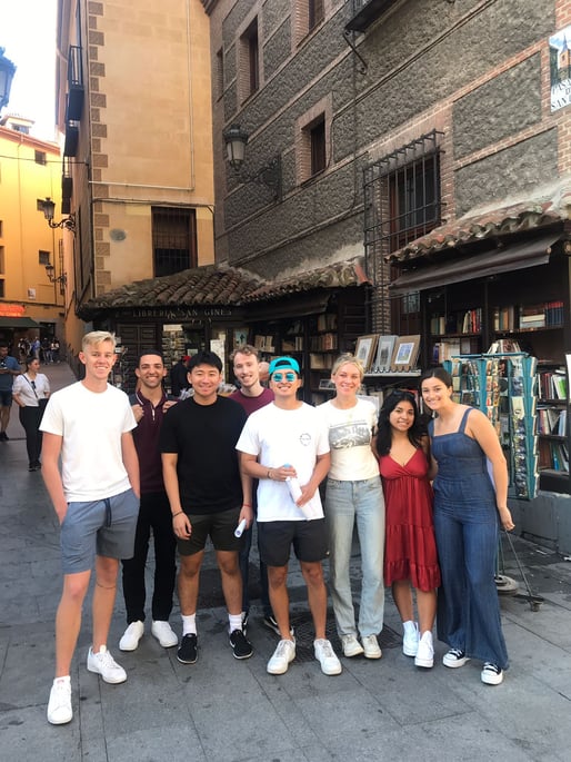 Students in Madrid